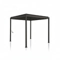 80/88 Metal Frame Pergola with Adjustable Louvered Roof